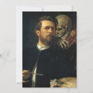 Self-Portrait with Fiddling Death   Arnold Böcklin