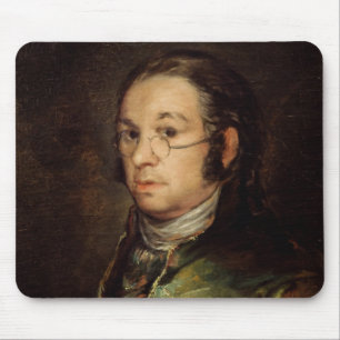 Self Portrait with Glasses, 1788-98 Mouse Pad