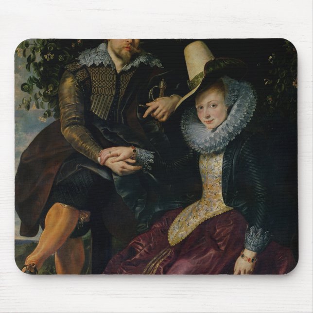 Self portrait with Isabella Brandt Mouse Pad (Front)