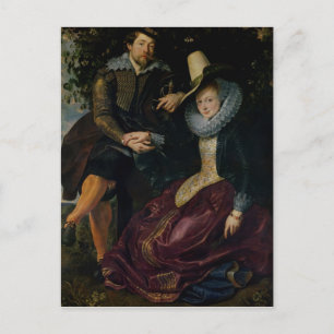 Self portrait with Isabella Brandt Postcard