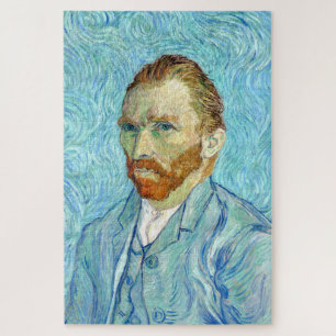 Self Portrait with Pallette vincent van gogh cool Jigsaw Puzzle