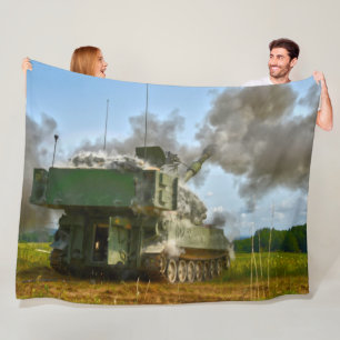 SELF-PROPELLED HOWITZER – M109 Paladin Fleece Blanket