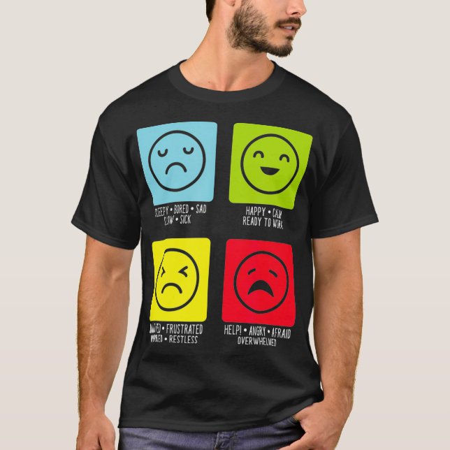 Self Regulation SLP  SLPA for Autism ABA Speech Th T-Shirt (Front)