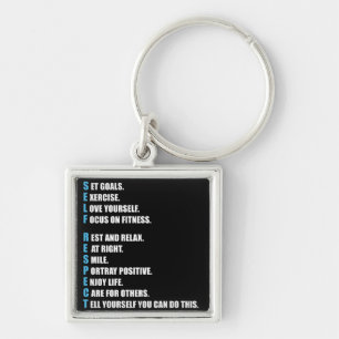 SELF-RESPECT - Motivational Keychain