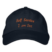 Self Service I am Set Text Elegant Empowering-Hat 