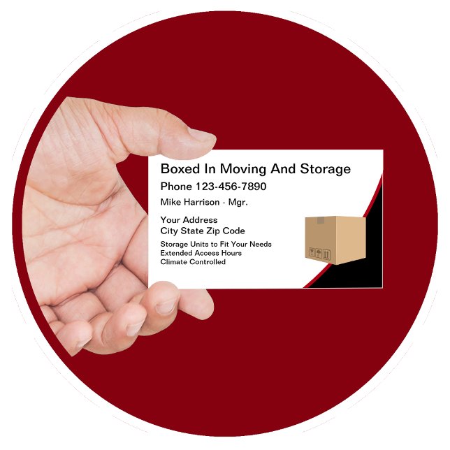 Self Storage And Moving Business Card (Creator Uploaded)