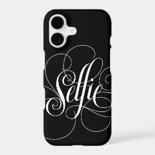 SELFIE Elegant Letting Black Luxury Calligraphie
