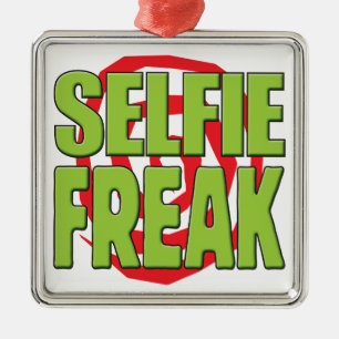 Selfie Freak G Metal Ornament