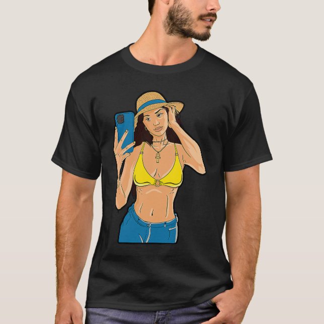 Selfie girl T-Shirt (Front)