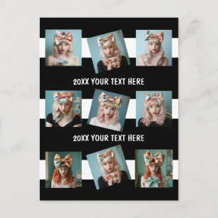 Selfie Insta 9 clean and simple photo template Postcard