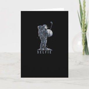 Selfie inthe Moon Card