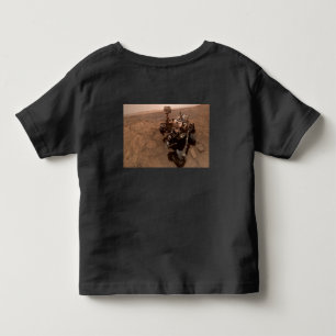 Selfie of Mars Curiosity Red Martian Landscape Toddler T-shirt