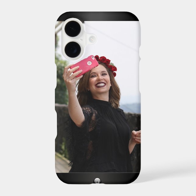 Selfie Photo  iPhone Case (Back)