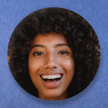 Selfie Photo Upload | Your Face Fun Party 2 Inch Round Button<br><div class="desc">A fun template to upload your photo for super fun party decor or birthday gift! Simply add your photo to make your own custom bespoke design for any party,  celebration or special occasion!</div>