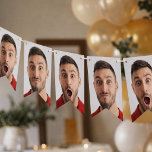 Selfie Photo Upload | Your Face Fun Party Bunting Flags<br><div class="desc">A fun template to upload your photo for super fun party decor or birthday gift! Simply add your photo to make your own custom bespoke design for any party,  celebration or special occasion!</div>