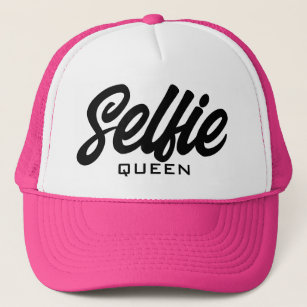 Selfie Queen Funny Pink Trucker Hat