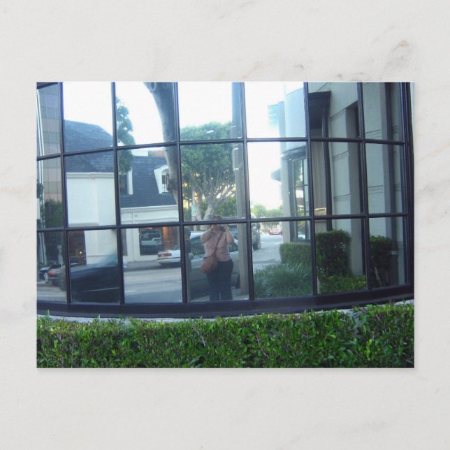 selfportrait in squares postcard (Front)