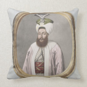 Selim III (1761-1808) Sultan 1789-1807, from 'A Se Throw Pillow