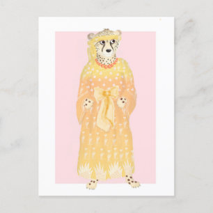 Seline élégante carte postale guépard