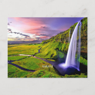 Seljalandfoss, Carte postale Islande