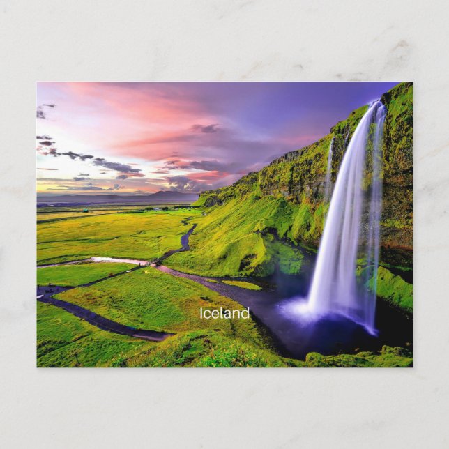 Seljalandfoss, Iceland Postcard (Front)