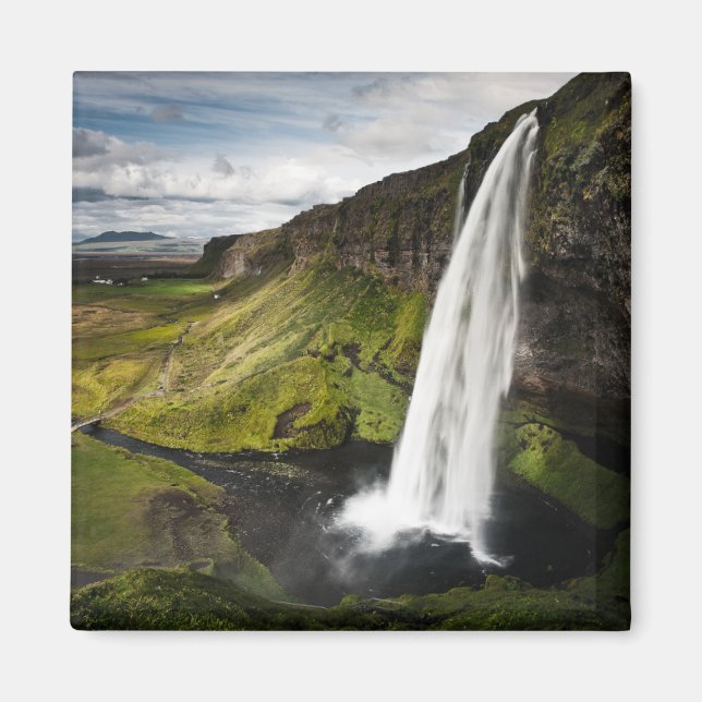 Seljalandsfoss Waterfall | Iceland Magnet (Front)