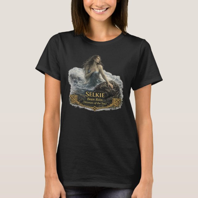 Selkie Folklore Shirt – Woman of the Sea (Front)