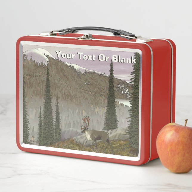 Selkirk Caribou Metal Lunch Box (In Situ)
