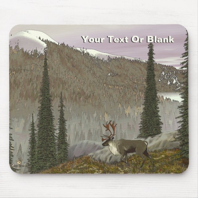 Selkirk Caribou Mouse Pad (Front)