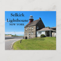 Selkirk Lighthouse, New York Postcard