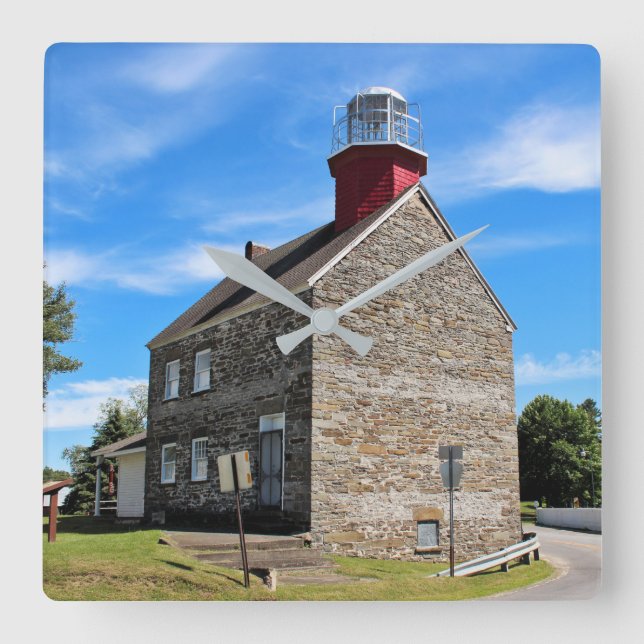 Selkirk Lighthouse, New York Wall Clock (Front)