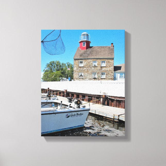 Selkirk Lighthouse, New York Wrapped Canvas (Front)
