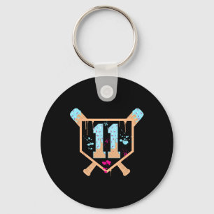 Sell 11 Year Old Ice Cream Drip 11th Birthday Boy Keychain