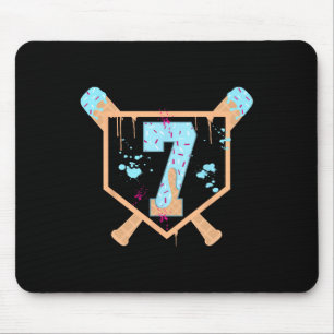 Sell 7 Year Old Ice Cream Drip 7th Birthday Boy Nu Mouse Pad