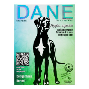 Sell a Great Dane Glossy Poster