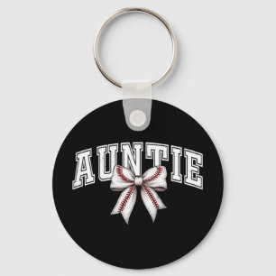 Sell Auntie Coquette Bow Game Day Mother's Day Aun Keychain