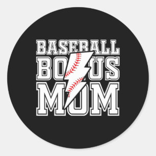 Sell Bonus Mom Mother's Day Womens Classic Round Sticker
