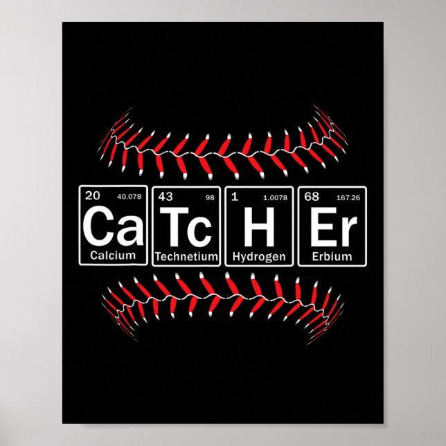 Sell Catcher In Periodic Table Elements Funny Soft Poster (Front)