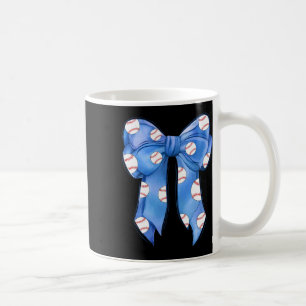 Sell Coquette Bow Funny Sell Blue Team  Coffee Mug