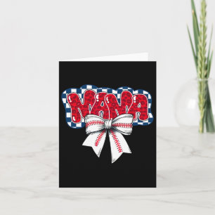 Sell Coquette Bow Sell Mama Game Day Women Kids Card