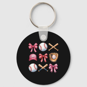 Sell Coquette Bow Women Girls Cheer Mom Mama Mothe Keychain