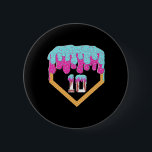 Sell Drip 10 Year Old Ice Cream 10th Birthday Boy  2 Inch Round Button<br><div class="desc">Sell Drip 10 Year Old Ice Cream 10th Birthday Boy</div>