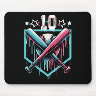 Sell Drip 10th Birthday Boys Number 10 Youth 10 Ye Mouse Pad
