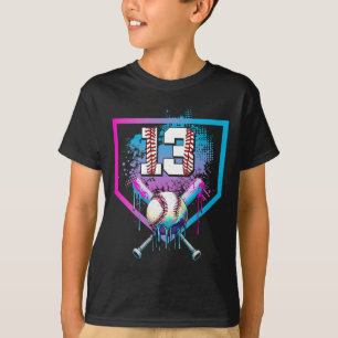 Sell Drip 13th Birthday Home Plate Boy Youth 13 Ye T-Shirt