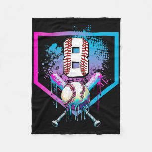 Sell Drip 8th Birthday Home Plate Boys Youth 8 Yea Fleece Blanket