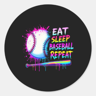 Sell Drip Boys Eat Sleep Sell Repeat Ice Cream Dri Classic Round Sticker