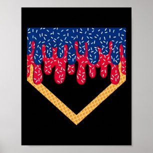 Sell Drip Boys Home Plate Ice Cream Sprinkles Spor Poster