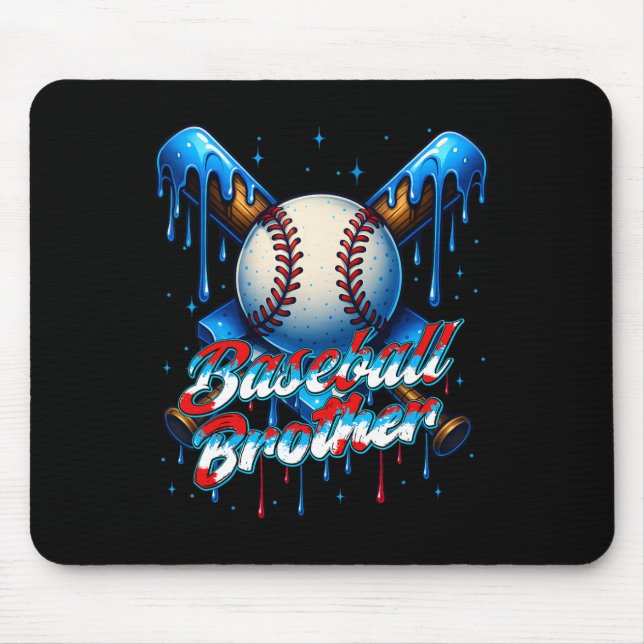 Sell Drip Brother Day Birthday Group Matching Fami Mouse Pad (Front)