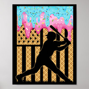 Sell Drip T Boy Girls Dripping Ice Cream American  Poster