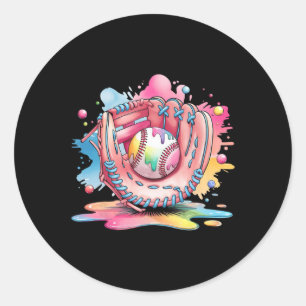 Sell Home Plate Drip Boys Sell T Boys Ice Cream Classic Round Sticker